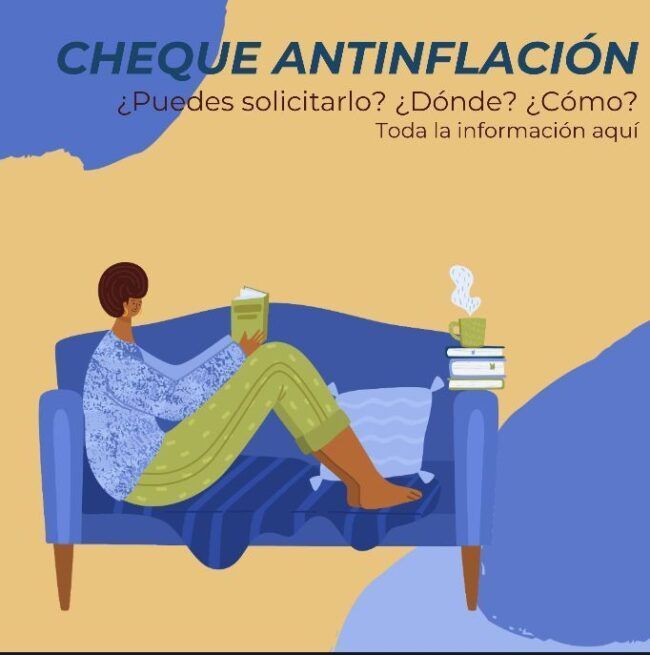 Cómo solicitar el cheque antinflación